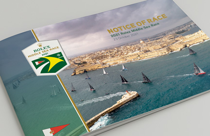 Rolex Middle Sea Race 2021 – Notice of Race
